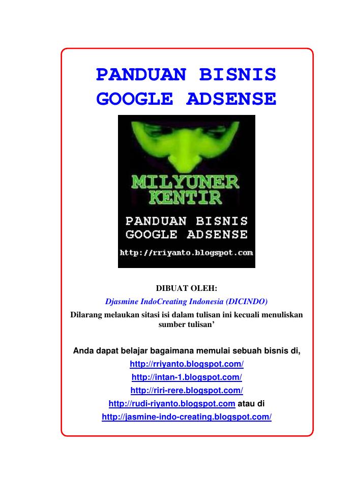 Panduan Google Adsense
