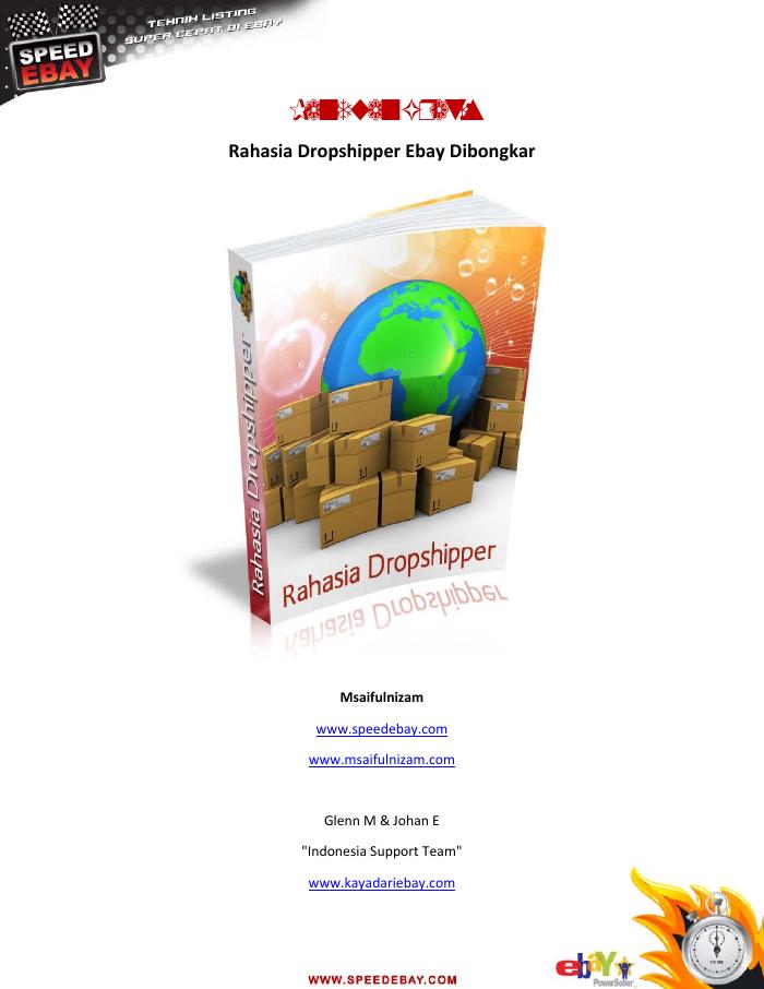Rahasia Dropshipper E-Bay
