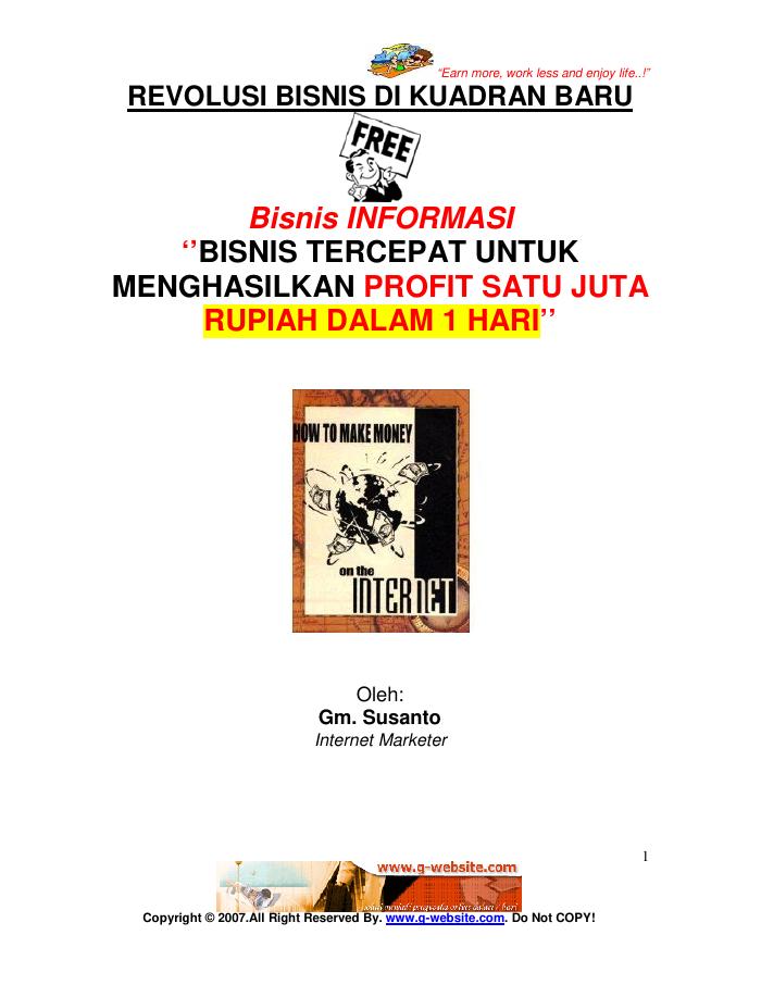 Revolusi Bisnis di Kuadran Baru