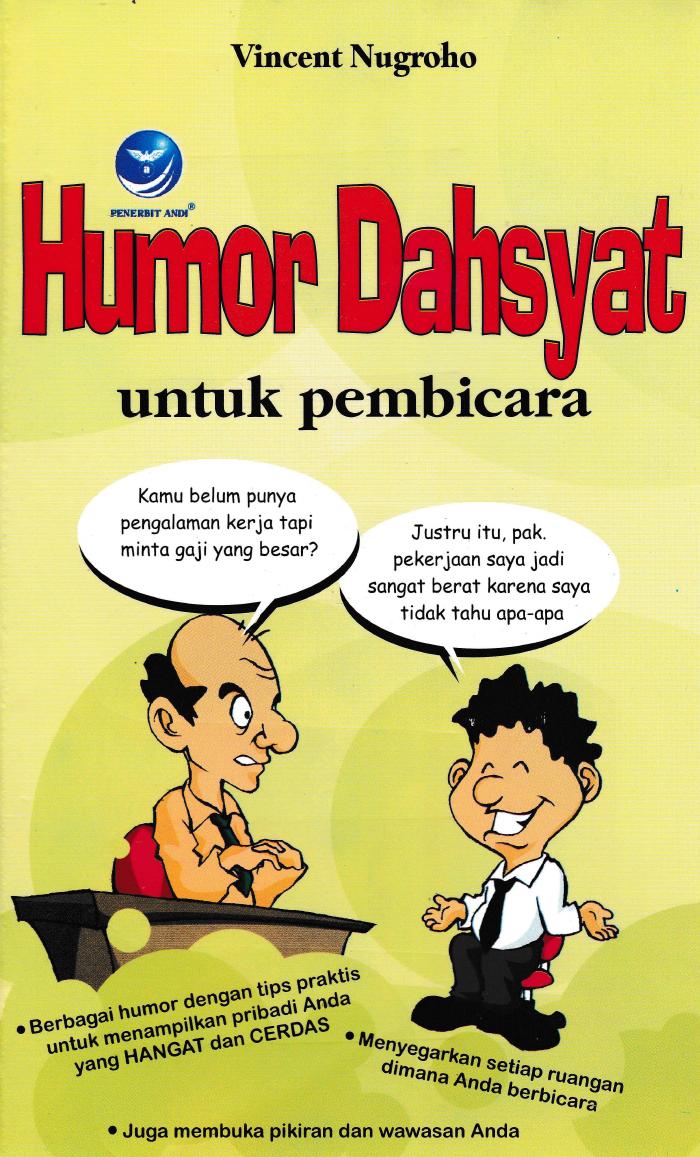 Humor Dahsyat, Untuk Pembicara