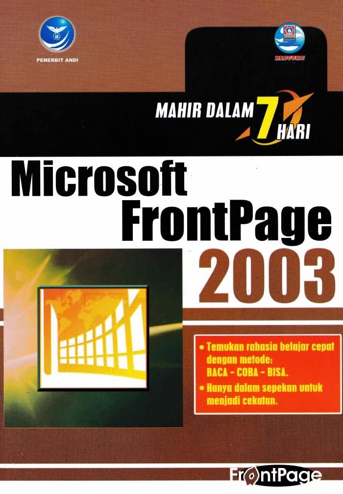 Mahir Dalam 7 Hari Microsoft Frontpage 2003