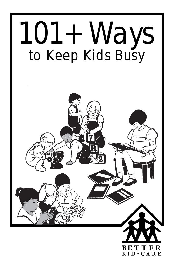 Children's Books 101+ Ways to Keep Kids Busy