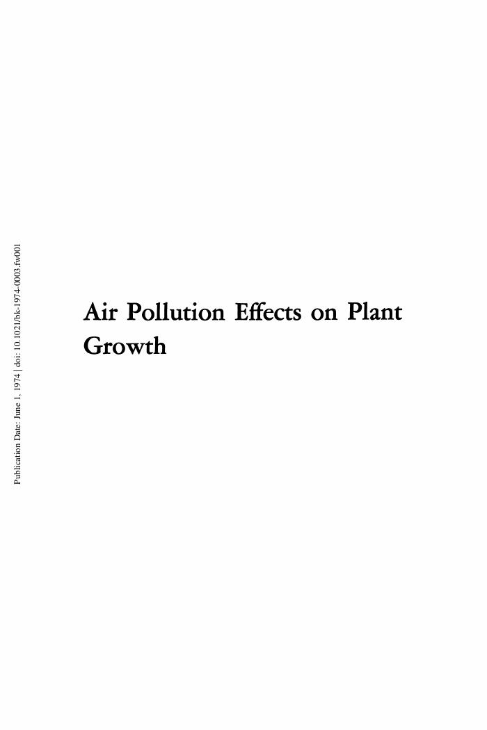 Air Pollution Effects on Plant Growth