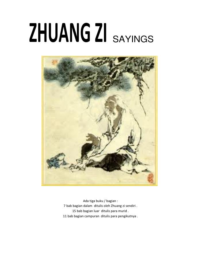 Kata-kata Bijak Zhuang Zi