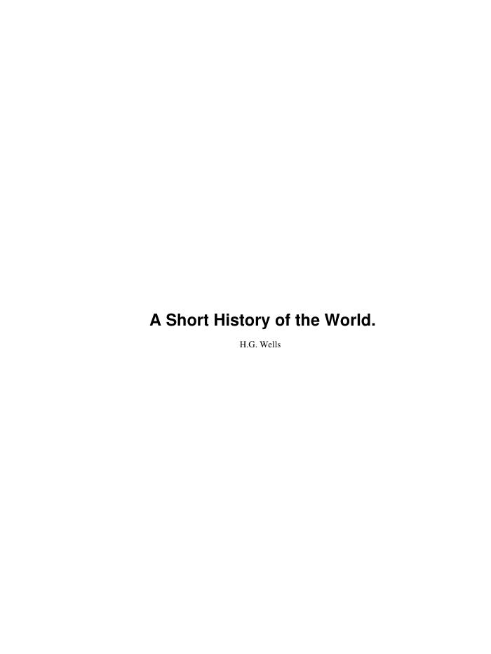 A Short History of the World