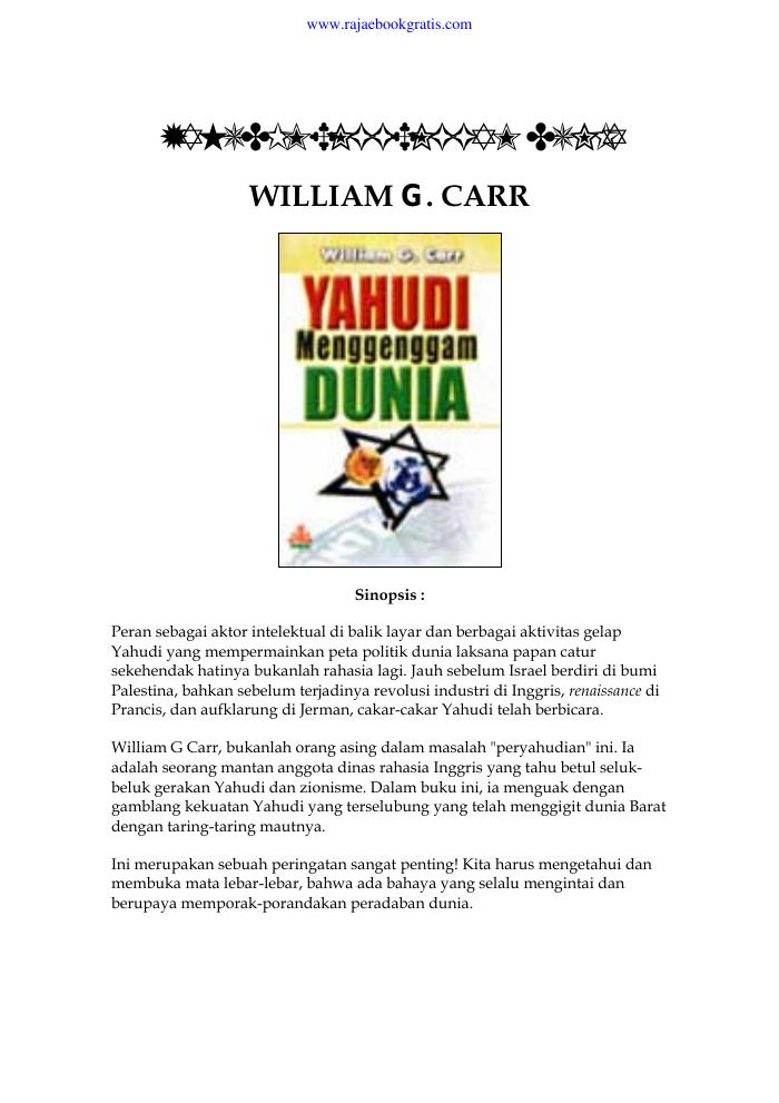 Yahudi Menggenggam Dunia