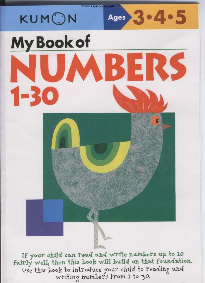 My Book of Numbers (Ages 3,4,5)