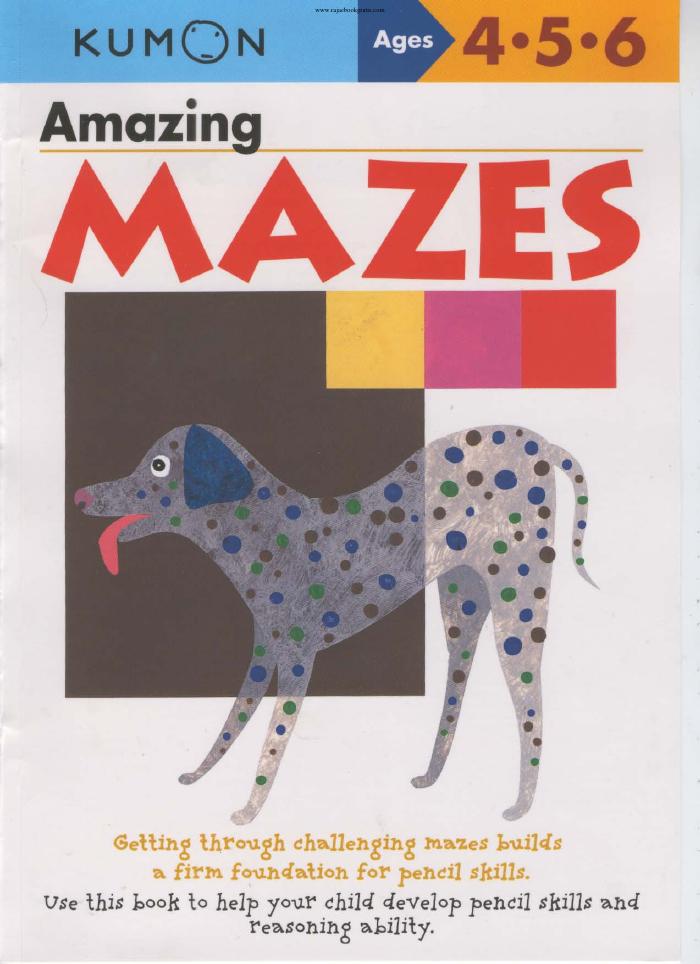 Amazing Mazes (Ages 4,5,6)