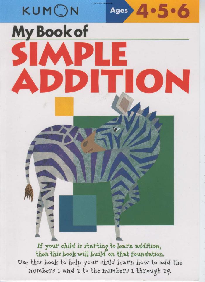 My Book of Simple Addition (Ages 4,5,6)