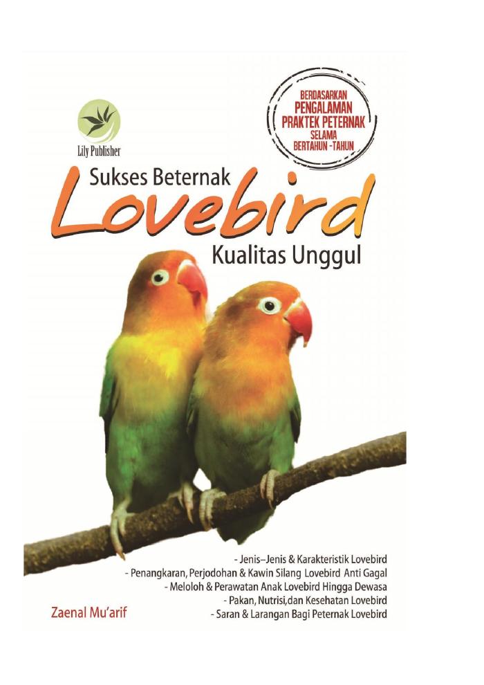 Sukses Beternak Lovebird Kualitas Unggul