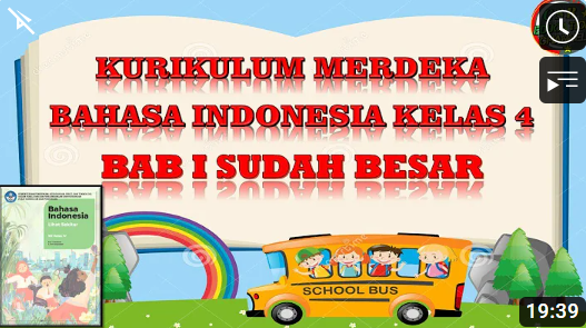 Kurikulum Merdeka : BAHASA INDONESIA KELAS 4 BAB 1 SUDAH BESAR "KALIMAT TRANSITIF&amp;INTRANSITIF"