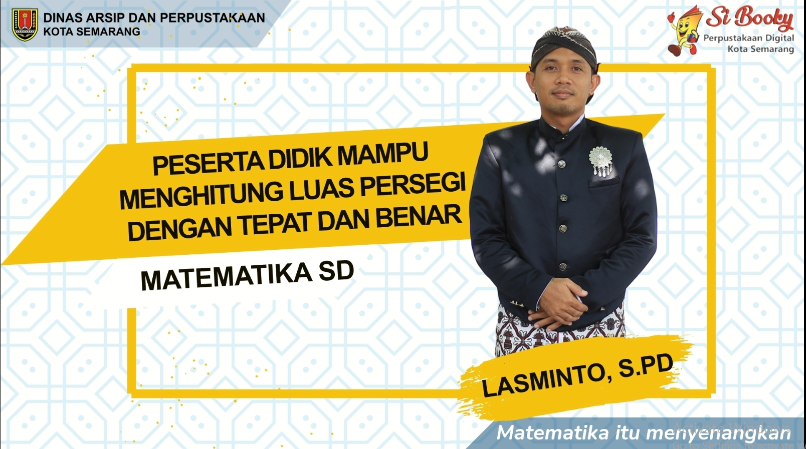 SD Matematika : Luas Persegi