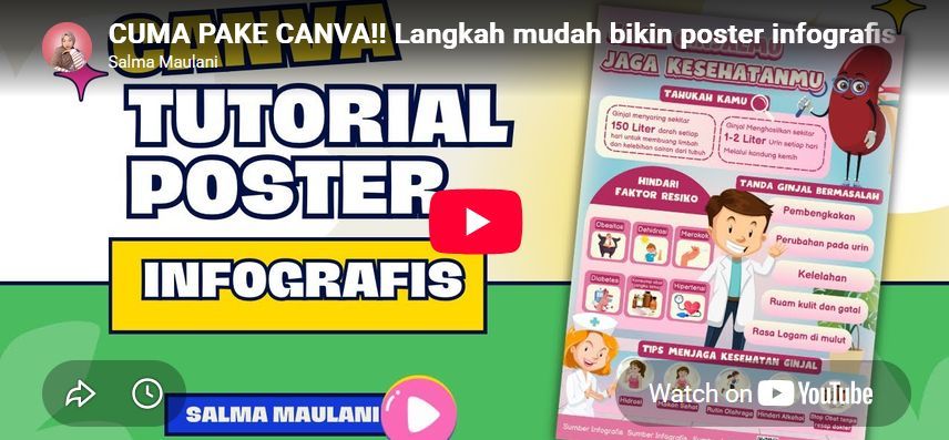 CUMA PAKE CANVA!! Langkah mudah bikin poster infografis kamu makin menarik cuma pake canva!!!