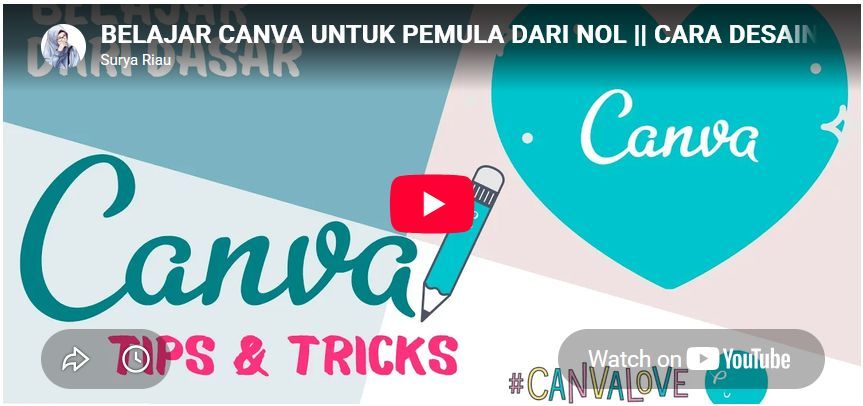 BELAJAR CANVA UNTUK PEMULA DARI NOL || CARA DESAIN MENGGUNAKAN APLIKASI CANVA