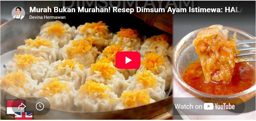 Murah Bukan Murahan! Resep Dimsum Ayam Istimewa: HALAL Gurih Kenyal [Rp 1.000]